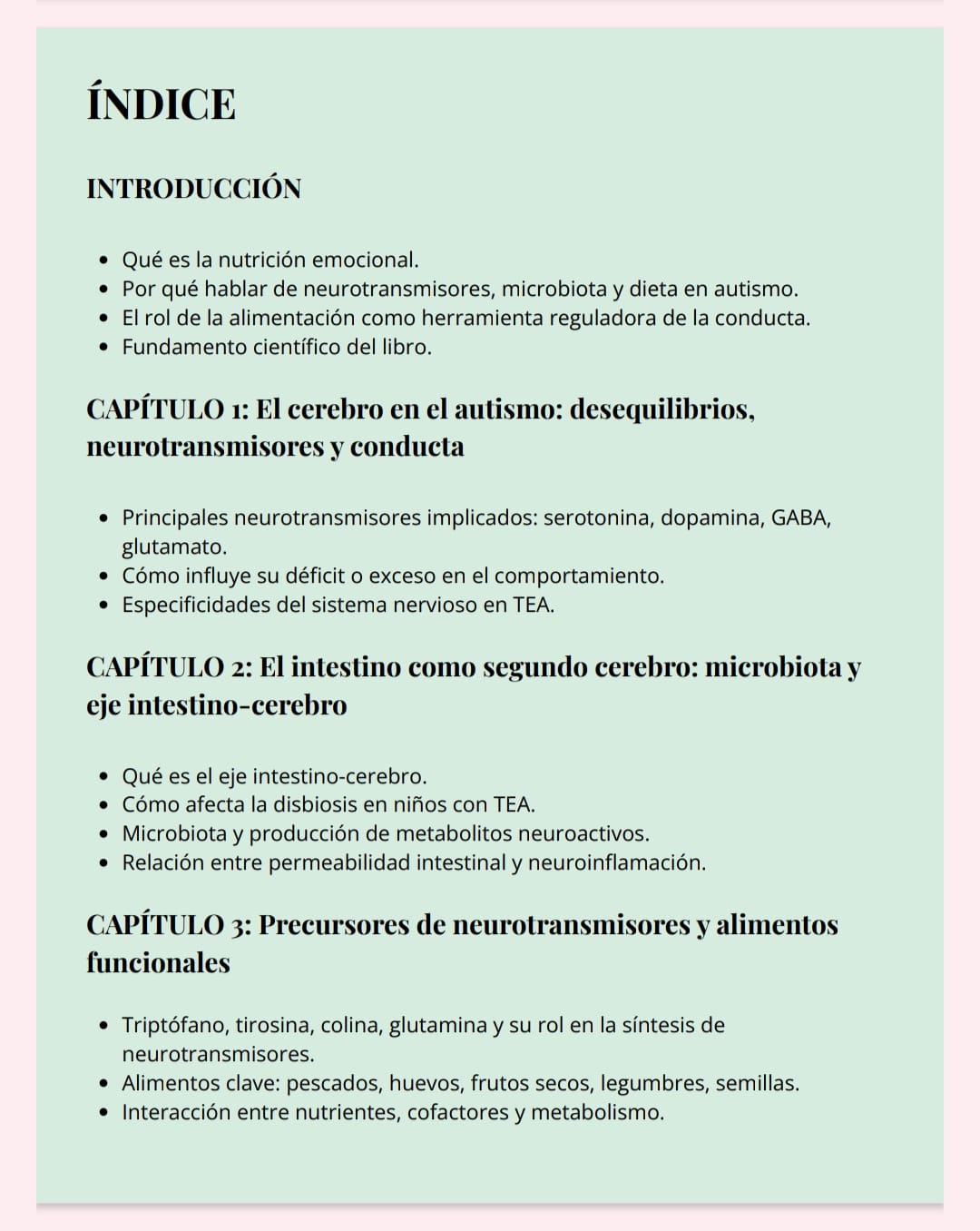 NUTRICION EMOCIONAL EN EL AUTISMO